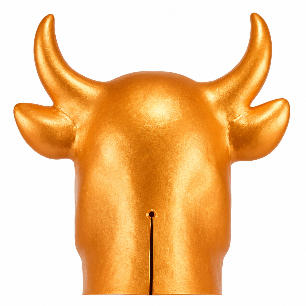 Golden Crypto Bull Premium Mask