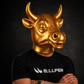 Golden Crypto Bull Premium Mask